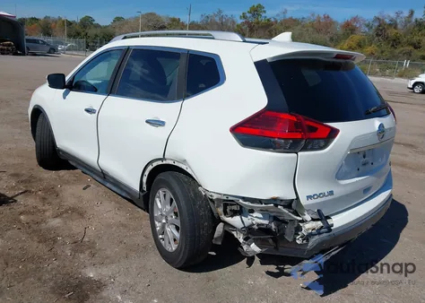 2017 Nissan Rogue Sv z USA, uszkodzony, nr VIN KNMAT2MT7HP598246